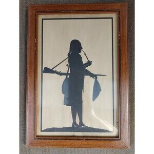 Minute man art print collectible 1960s (513)